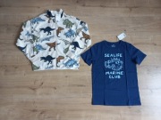 Bluza polar koszulka h&m 134/140