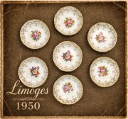Komplet 7 miseczek Limoges Berry & Limoges + 1 GRATIS kwiaty 13 cm