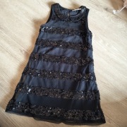 Czarna Sukienka cekiny 