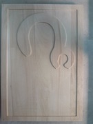 Deska lipowa do ikon 28 x 40cm, MBCzęstochowska. surowa