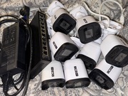 Zestaw monitoringu IP- 8 kamer +rejestraror Dahua +switch PoE IDEALNE!