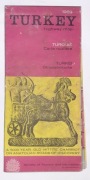 Mapa drogowa Turcji – „TURKEY Highway Map” (1969)