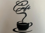 Grafika ścienna kawiarni