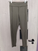 Legginsy sportowe damskie fitness kolor zielony oliwkowy firma H&M roz. M