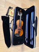 ZESTAW Skrzypce 4/4 Leonardo LV-1844 | +Lepsze struny | +Dodatki