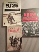 Zestaw książek o tematyce wojskowej