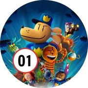 Pan Opłatek na tort - DOG MAN