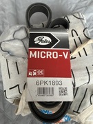 Pasek wielorowkowy, osprzętu, klinowy BMW X5 X6 E70 E71 Gates 6PK1893