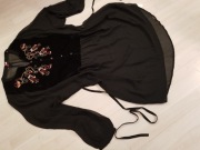 L XL strój hipiska lata 70 wampirzyca wiedźma wampirka nr 515