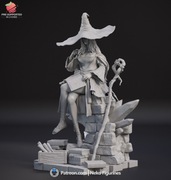 Figurka druk 3D żywica 12K" Recluse - Elden Ring - F990 " - 120 mm