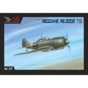 Samolot myśliwski Reggiane RE. 2002 w barwach luftwaffe