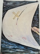 Roland Topor-1492-EXPO w Sevilli-plakat