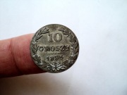 POLSKA: 10 GROSZY 1839 R - RZADKI ROCZNIK