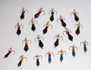 Czorty diabełki wolframowe podlodowe przynęty na okonie czorcik diabełek 