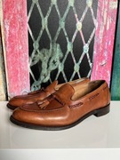 Męskie skórzane wsuwane buty mokasyny Ascott II z frędzlami Herring England