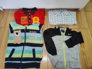 bluzy longi dla chłopaka 4 sztuki różne marki 74 i 80 cm