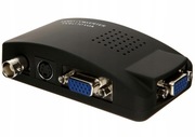 System przekazu sygnału AV Pawonik JL-C8012 konwerter BNC S-Video VGA