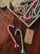 Zawieszka ZIELONA świąteczna na choinkę, Boże Narodzenie, Laska cukierkowa