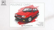 PLAKAT POLONEZ CARO - A3 - PERSONALIZOWANY - wybierz kolor i imię 