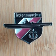 Okrety podwodne Niemcy (U-Boot) - metalowy znaczek 