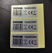 Naklejki na silnik elektryczny roweru bafang 3 szt.