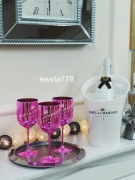 ZESTAW 3 różowe kieliszki kieliszek Moet Chandon