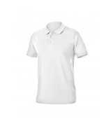 Koszulka polo bawełniana biała Hogert GTV XL (54) i L (52)