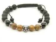 męska bransoletka z kamieni naturalnych WOJOWNIK III