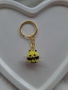 Brelok pszczoła handmade słodki do kluczy plecaka torebki kosmetyczki