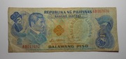 stary banknot 2 Peso Filipiny