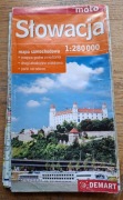 Słowacja 1:280 000 mapa samochodowa
