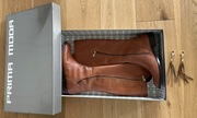 [jak nowe] Kozaki skórzane Prima Moda Vit. Cuoio 37