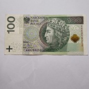 100 zł 2012 rok seria AA