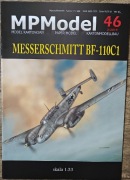 Messerschmitt BF 110 C1 model kartonowy 1:33 "offset"