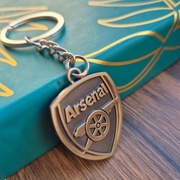 Arsenal Londyn Brelok do kluczy Premier League Kanonierzy Metal Brąz