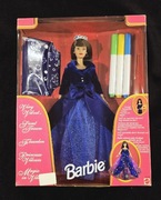 Kolekcjonerska lalka Barbie Very velvet niebieska 98 retro zabawki vintage