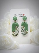 Kolczyki ręcznie robione, żywica epoksydowa, glinka polimerowa