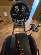 Kierownica, kokpit, skrzynia biegów, hamulec ręczny, Thrustmaster.