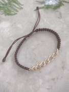 Bransoletka na grubszy nadgarstek - makrama