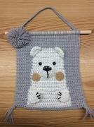 Miś polarny makatka