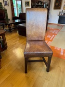 Krzesła skórzana Almi Decor (7sztuk)
