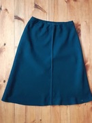 Trapezowa spódnica lniana S 