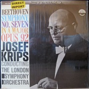 BEETHOVEN SYMPHONY NO.SEVEN, JOSE KRIPS/LONDON SYMPHONY ORCH. 