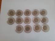 14szt. talerze podstawki pod szklankę spodki duralex 