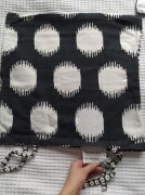 IKEA SOMMAR poszewka czarno-biała 50x50