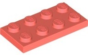 LEGO 3020 Coral, Plate 2x4 płytka 1 SZTUKA