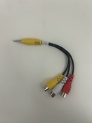 Adapter 3x RCA / Jack 3.5mm 4-pol
