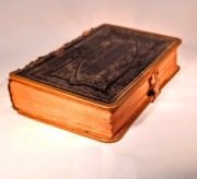 Nowy Testament 1869 - Luther - ozdobna oprawa, klamra, złocenia - antyk