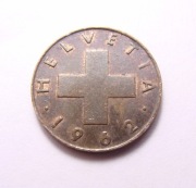 Szwajcaria 1 rappen 1962