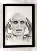 Obraz Lord Voldemort Harry Potter A3 Czarna ramka